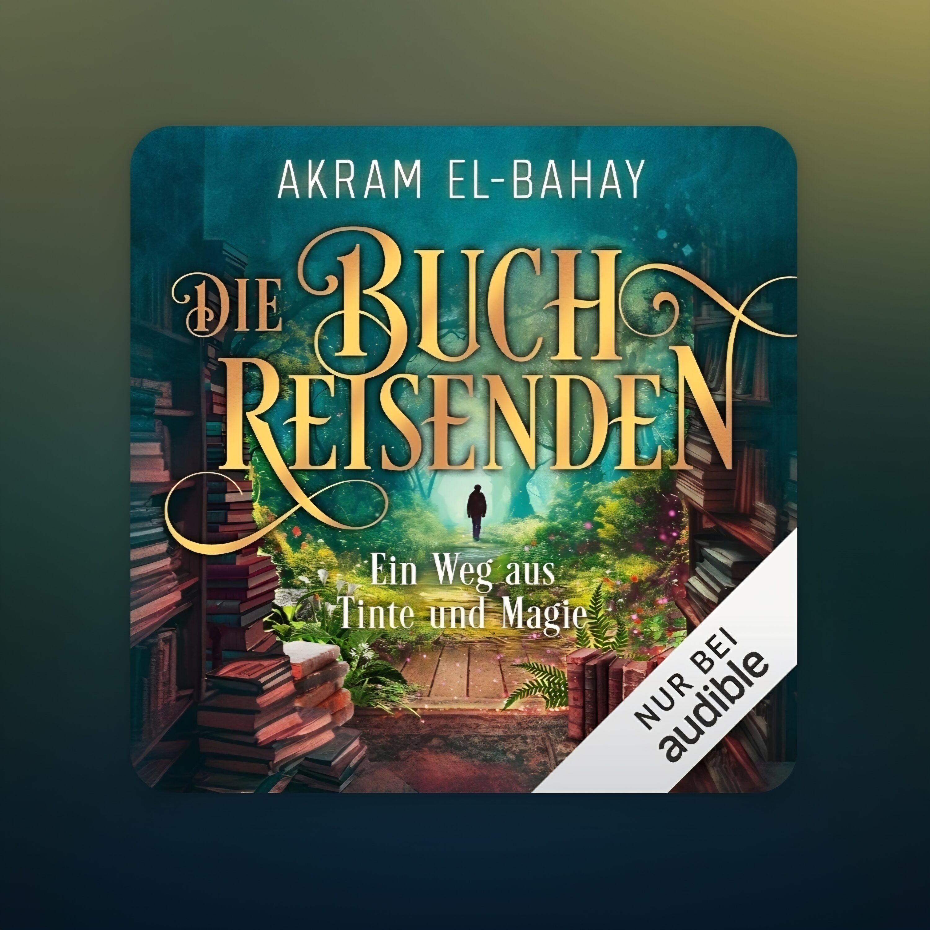 Screenshot aus der Audible-App mit dem Cover der Hörbuchversion von "DIe Buchreisenden"